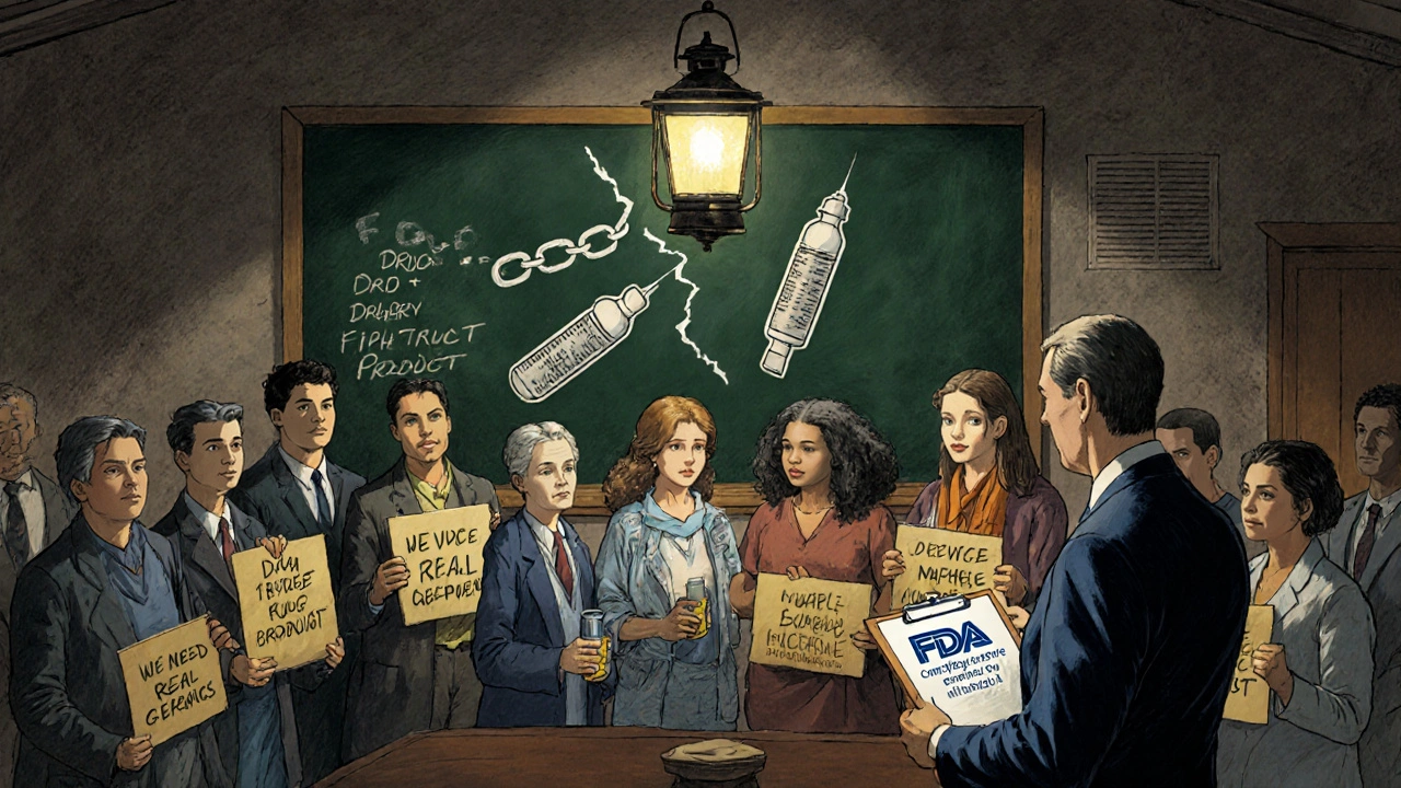 Patients and providers advocate for accessible combination product generics.