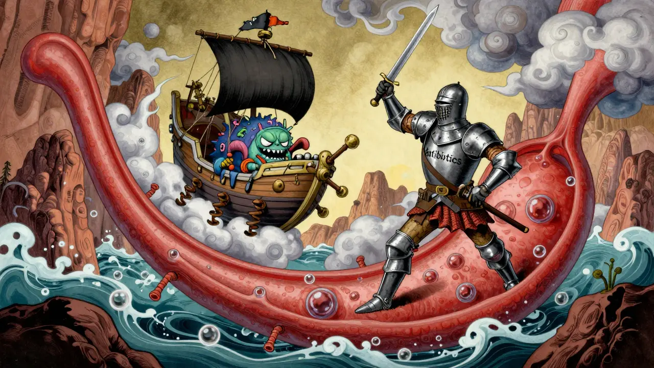 Peptic Ulcer Disease: What Causes It and How Antibiotics and Acid Reducers Fix It